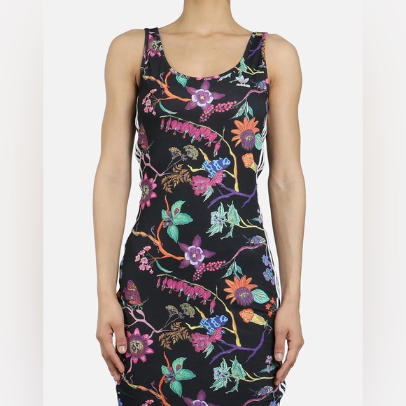 ADIDAS POISONOUS GARDEN SLIM TANK DRESS | Size small - Picture 2 of 7